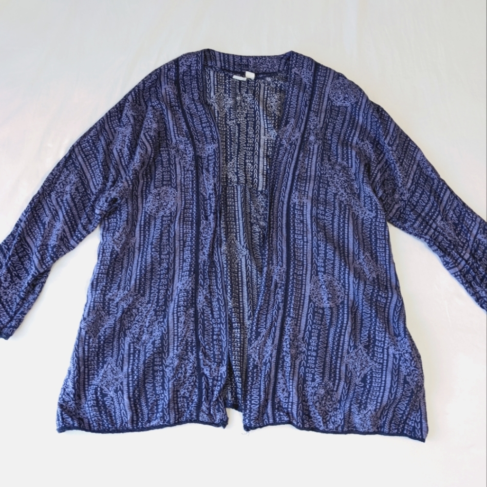 Roxy Purple Open Kimono Small